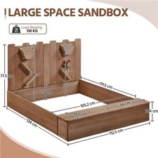 Wooden sandbox liner for sale  IPSWICH