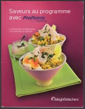 Livre weightwatchers saveurs d'occasion  Saint-Gilles-Croix-de-Vie