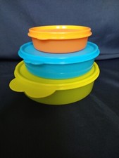 NOVO CONJUNTO DE 3 TIGELAS TUPPERWARE LITTLE WONDERS COPO LANCHE PORÇÕES RECIPIENTE PARA ALMOÇO comprar usado  Enviando para Brazil