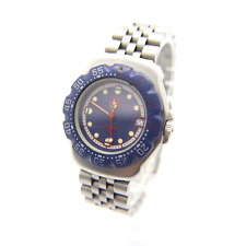 Reloj Tag Heuer Formula 1 370.513 Hombre Vintage Cuarzo Fecha 34mm Azul Hecho en Suiza, usado segunda mano  Embacar hacia Argentina