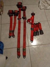 Cinture sicurezza rosse usato  Bazzano