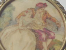 Broche peinture miniature d'occasion  Orgon