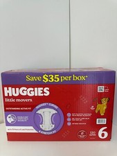 Huggies Little Movers tamanho 6, 120 unidades, usado comprar usado  Enviando para Brazil