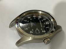Piękna obudowa męskiego zegarka Hamilton Khaki z dużą obudową itp.(Czarna tarcza), używany na sprzedaż  Wysyłka do Poland