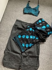 Sari saree turquoise for sale  WEDNESBURY