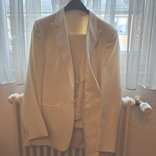 Herrenanzug 3teilig weiß gebraucht kaufen  Wiesbaden