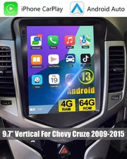 Rádio estéreo veicular 64GB para Chevy Cruze 2009-2015 Android 13 9,7" GPS navegação carplay, usado comprar usado  Enviando para Brazil
