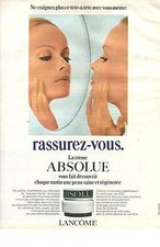 Publicite 1970 lancome d'occasion  Le Luc