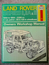 Haynes manual landrover for sale  SUTTON COLDFIELD