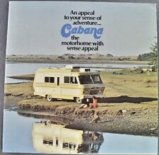 1972 cabana motorhome for sale  Olympia