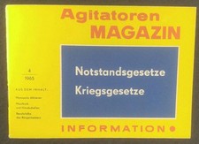 Agitatoren magazin 1965 gebraucht kaufen  Lübeck