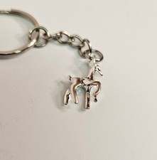 Chaveiro/chaveiro amuleto cor prata veado bonito  comprar usado  Enviando para Brazil
