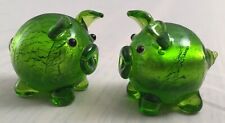 Pair glass pigs for sale  YORK