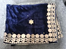 Indian velvet shawl for sale  WOLVERHAMPTON