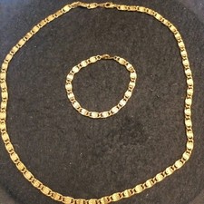 Gold tone necklace for sale  CHESTER