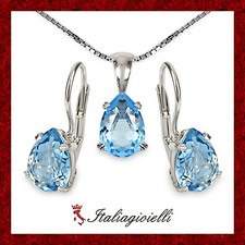 Parure goccia acquamarina usato Parure goccia acquamarina usato  Vicenza