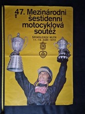 Oryginalny plakat z konkursu motocrossowego Jawa ŠPINDLERŮV MLÝN 1972 ISDT  na sprzedaż  Wysyłka do Poland