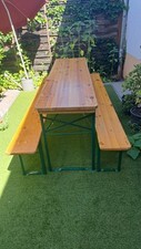 Bierzeltgarnitur set teilig gebraucht kaufen  Gau-Algesheim