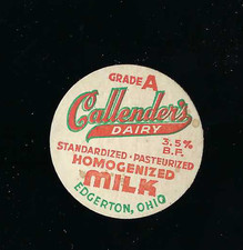 Rare callender dairy for sale  Cuyahoga Falls