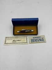 Faca de bolso vintage Schrade+ USA Heritage Red Bone #8341 com estojo e papéis comprar usado  Enviando para Brazil
