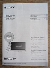 Manual de operação Sony Bravia HDTV KDL-50W800B 50W790B 42W700B 32W700B 2014 comprar usado  Enviando para Brazil