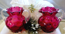 Fenton rubyoverlay glass for sale  San Marcos