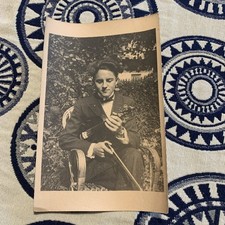 Violinista fotocartolina anni usato Violinista fotocartolina anni usato  Torre Canavese