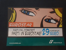 Cartolina pubblicitaria trenit usato  Candelo