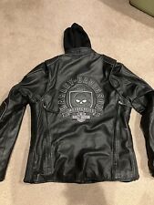 Chaqueta de cuero 3 en 1 Harley-Davidson Aurora Willie G calavera 98097-16VT $650 XL segunda mano  Embacar hacia Argentina