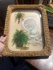 Vintage boho wicker for sale  Mc Alisterville