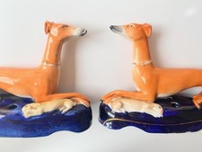 Antique staffordshire greyhoun for sale  BURY ST. EDMUNDS