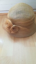 Eleganter damenhut creme gebraucht kaufen  Hamburg