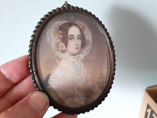 Antique miniature portrait for sale  SUDBURY
