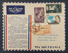 Lettre recommandée timbres d'occasion  La Seyne-sur-Mer