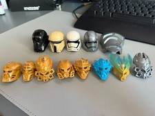 lego star wars heads and 1 torso plate, lego bionicle masks,  na sprzedaż  PL