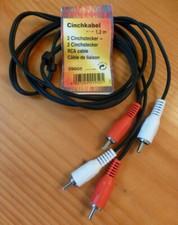 Cinchkabel cinchstecker 2 gebraucht kaufen  Eisenach