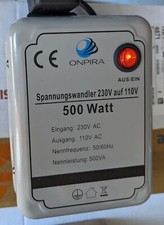 220v 110v spannungswandler gebraucht kaufen  Grafenwöhr