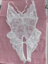 Body dentelle blanche d'occasion  Saint-Dizier