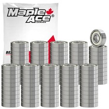 Rolamento de esferas 608-ZZ 8x22x7mm 608 ZZ blindado de metal (PCs 100) comprar usado  Enviando para Brazil