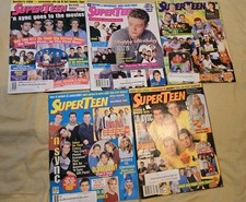 Lote Vintage de 5 Recortes de Pôsteres de Revista N'SYNC SUPERTEEN Nsync Super Teen, usado comprar usado  Enviando para Brazil