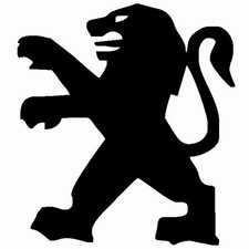 Peugeot logo adesivo usato  Italia