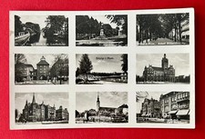 Wieloobrazowe zdjęcie AK STOLP na Pomorzu 1940 Café Reinhardt, brama kolejowa (161574 na sprzedaż  Wysyłka do Poland