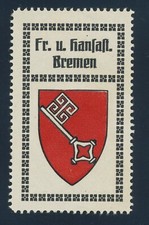 Reklamemarke freie hansestadt gebraucht kaufen  Bad Münster