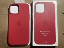Capa MagSafe de silicone genuína Apple A2498 vermelha iPhone 12 Pro Max MHLF3ZM/A nova, usado comprar usado  Enviando para Brazil