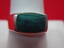 Sterling silver malachite for sale  Pottstown