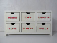 Boite tiroirs épices d'occasion  Grand-Fougeray