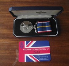 Cased national service for sale  CRAMLINGTON