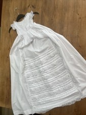 Vintage cotton christening for sale  CROWBOROUGH