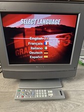 Sony Bravia KDL-15G2000 Kolorowy telewizor LCD Retro Gaming Television Srebrny z pilotem na sprzedaż  Wysyłka do Poland