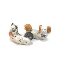 Antique dog figures for sale  SWANSEA